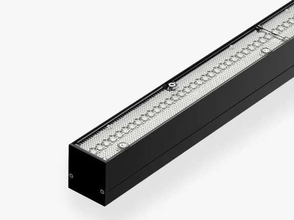 Matte white LINA-K LL1614 continuous run linkable LED linear light 168cm for malls