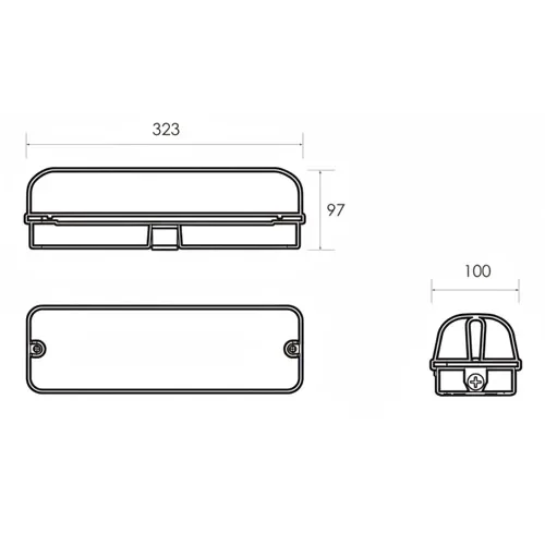 AQUA-R LC-BH03-12W-R dimensions drawing