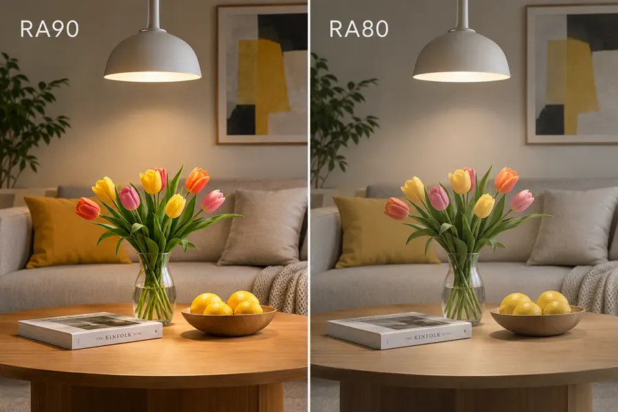 Ottica con lente COB del downlight PURE-DS con selezione DIP per l'illuminazione dei corridoi di hotel