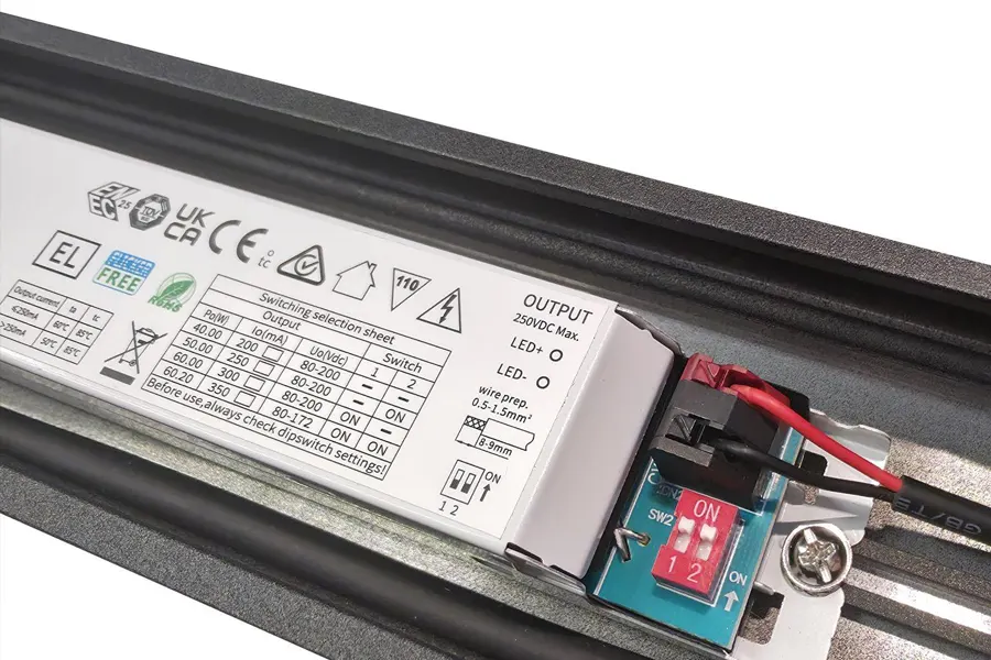 Driver BOKE EVAL-E et module LED remplaçable pour un fonctionnement continu de 100,000heures