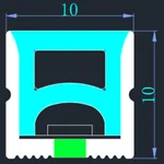 LC-NT-1010-10W flagship top bend silicone neon flex section for facades