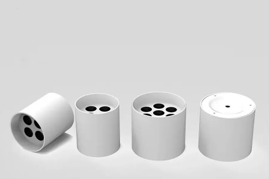 HUBX-C multi-cell SMD lens array throwing tight narrow accent beams