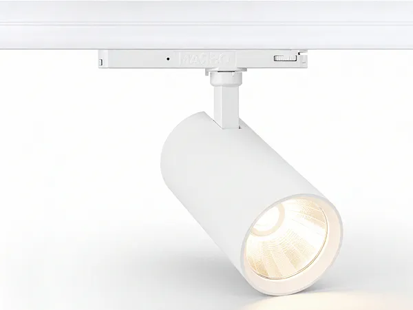 White VUE-S TR0103 LED track light side view