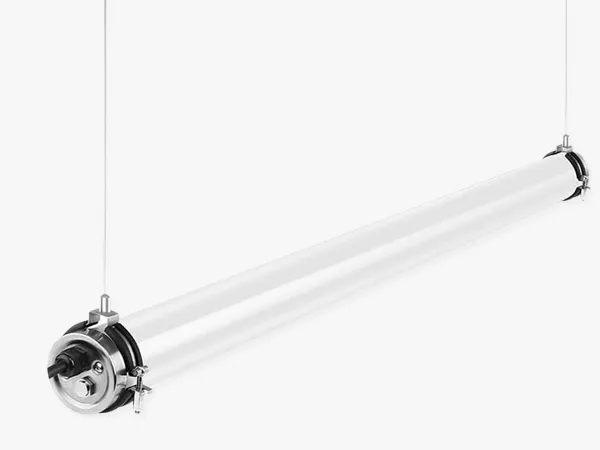 Lampada tubolare per ambienti gravosi DURA-P SF01 per fabbricati agricoli polverosi