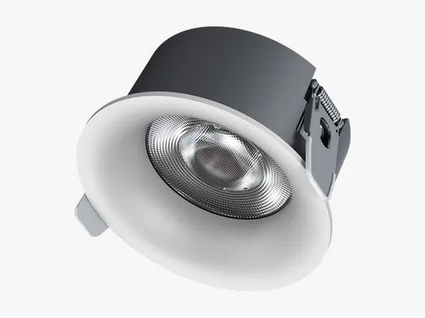 White PURE-S DL02 downlight with 140lm per watt and UGR19 for office ceilings