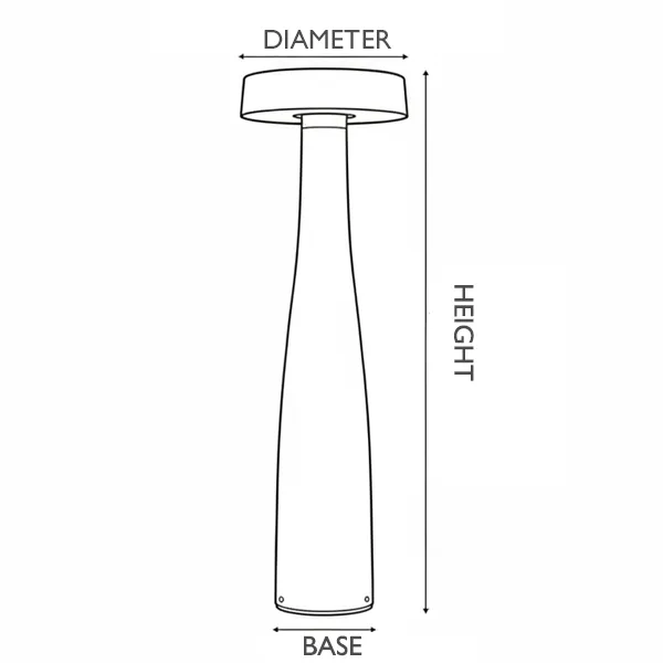 MUSH-FB flat mushroom bollard side view