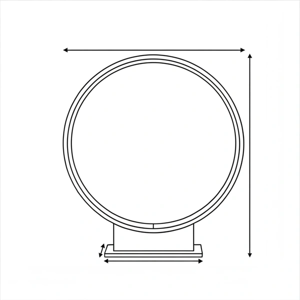 ORB-SR oval halo lamp garden application