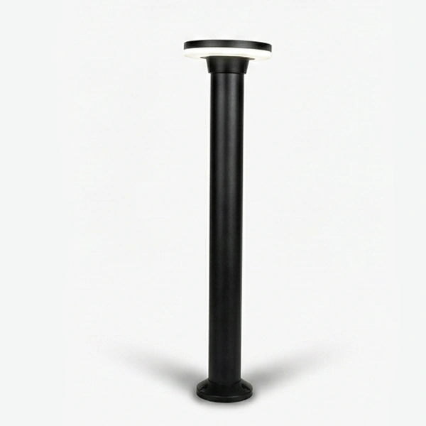 PLAT flat top LED bollard for plazas and parking, 150mm square