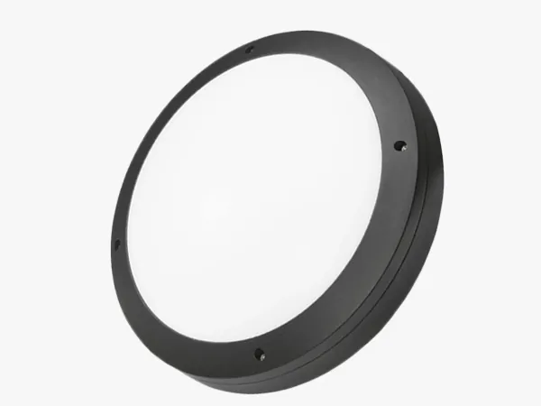 Round AQUA-D microwave sensor LED bulkhead for corridor