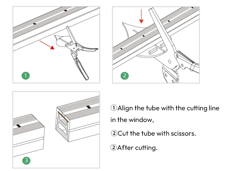 NEON-1010 cut steps at the bottom window line