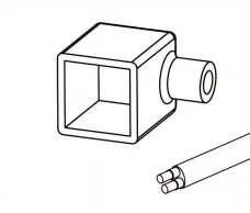 NEON-1010 side-feed end cap and cable ready